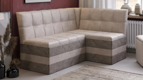 Скамья угловая «Оскар» исп. 2 Микровелюр Wellmart Dark Beige, Latte в Советском - sovetskij.mebel-tymen.ru | фото