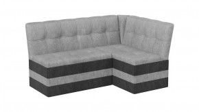 Скамья угловая «Оскар» исп. 2 Микровелюр Wellmart Silver, Graphite в Советском - sovetskij.mebel-tymen.ru | фото