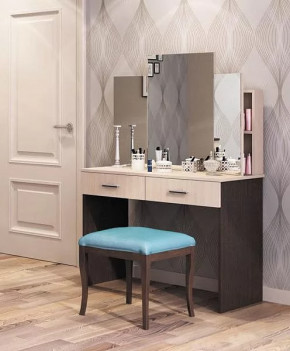 СОФИЯ Стол косметический (ш1008*г482*в1482мм), ЛДСП венге/дуб белфорд в Советском - sovetskij.mebel-tymen.ru | фото