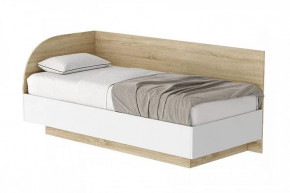 СОНАТА КРС- 900 Кровать (софа) с ПМ (с/м 900*2000 мм), ЛДСП дуб сонома-белый глянец в Советском - sovetskij.mebel-tymen.ru | фото