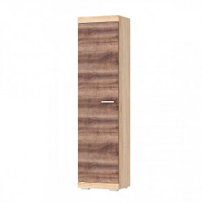 СОНАТА ШС-500 Шкаф 1дв. (ш500*г368*в1966мм), ЛДСП дуб сонома/ЛДСП дуб сакраменто в Советском - sovetskij.mebel-tymen.ru | фото