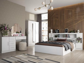 Спальный гарнитур Басямиф, белый в Советском - sovetskij.mebel-tymen.ru | фото
