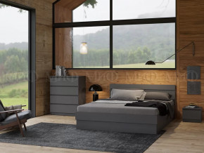 Спальный гарнитур Челси Графит в Советском - sovetskij.mebel-tymen.ru | фото