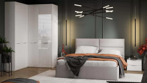 Спальный гарнитур «Глосс» №9 Белый Жемчуг, Белый глянец в Советском - sovetskij.mebel-tymen.ru | фото