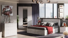 Спальный гарнитур «Хилтон» №1 Ателье светлый в Советском - sovetskij.mebel-tymen.ru | фото