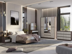 Спальный гарнитур Милана Ясень анкор/Дуб эльза в Советском - sovetskij.mebel-tymen.ru | фото