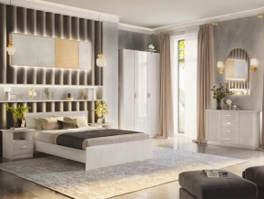 Спальный гарнитур Сабрина-2 Ясень анкор светлый в Советском - sovetskij.mebel-tymen.ru | фото