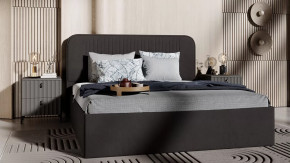 Спальный гарнитур «Тиффани» стандартный Базальт, Грей софт, Велюр Графит в Советском - sovetskij.mebel-tymen.ru | фото