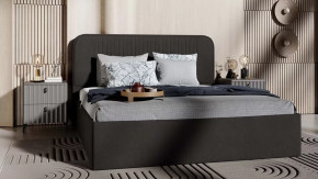 Спальный гарнитур «Тиффани» стандартный Серый графит, Графит матовый, Велюр Графит в Советском - sovetskij.mebel-tymen.ru | фото