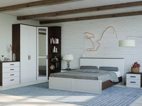 Спальный гарнитур Венеция-1 Венге/Белое дерево в Советском - sovetskij.mebel-tymen.ru | фото