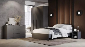 Спальный гарнитур Элегант Графит в Советском - sovetskij.mebel-tymen.ru | фото