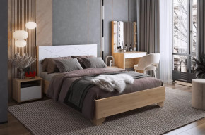 Спальный гарнитур Зара К4 дуб сонома/белый в Советском - sovetskij.mebel-tymen.ru | фото