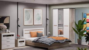 Спальня «Фьюжн» Дуб Делано, Белый глянец в Советском - sovetskij.mebel-tymen.ru | фото