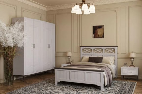 Спальня модульная Гориция Персидский жемчуг/Лак Льняной в Советском - sovetskij.mebel-tymen.ru | фото