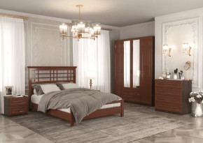Спальня модульная Кантри Орех в Советском - sovetskij.mebel-tymen.ru | фото