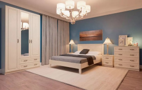 Спальня модульная Кантри Слоновая кость в Советском - sovetskij.mebel-tymen.ru | фото