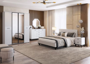 Спальня Шарлиз, набор №2, белое сияние/белый снег софт в Советском - sovetskij.mebel-tymen.ru | фото