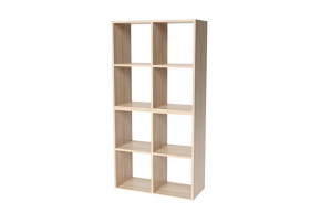 Стеллаж 8 секций 1392х700х294, цвет дуб сонома в Советском - sovetskij.mebel-tymen.ru | фото