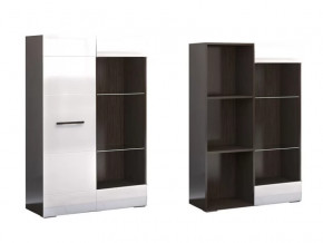 Стеллаж Ненси Венге-Белый глянец в Советском - sovetskij.mebel-tymen.ru | фото