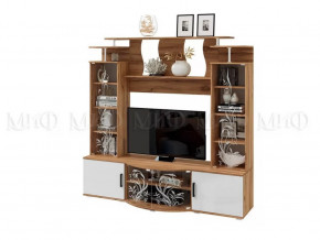 Стенка Виста Белый глянец холодный/Дуб крафт в Советском - sovetskij.mebel-tymen.ru | фото