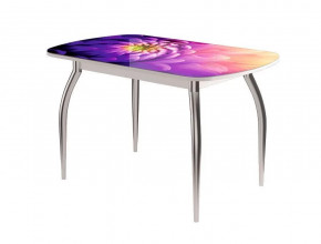 Стол Бостон-2 ф/п Астра, 1100*700 мм, белый/хром триумф в Советском - sovetskij.mebel-tymen.ru | фото