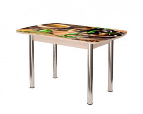 Стол Бостон-2 ф/п Олива, 900*600 мм, дуб атланта/хром брифинг в Советском - sovetskij.mebel-tymen.ru | фото