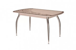 Стол "Бостон-2", светлый/светлый ясень/хром триумф в Советском - sovetskij.mebel-tymen.ru | фото