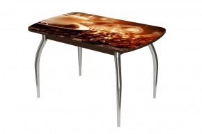 Стол Бостон ф/п Кофе, 900*600 мм, венге/хром триумф в Советском - sovetskij.mebel-tymen.ru | фото