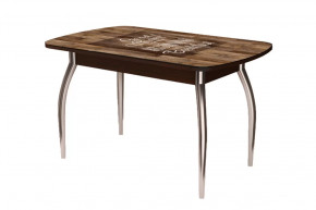 Стол Бостон, капучино/венге/хром триумф в Советском - sovetskij.mebel-tymen.ru | фото