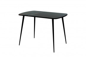 Стол Бостон Лайт 2, фотопечать Черный тунис/опоры черные в Советском - sovetskij.mebel-tymen.ru | фото