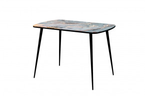 Стол Бостон Лайт 2, фотопечать Версаль/опоры черные в Советском - sovetskij.mebel-tymen.ru | фото