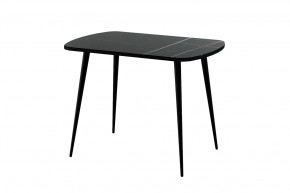 Стол Бостон Лайт, фотопечать Черный тунис/опоры черные в Советском - sovetskij.mebel-tymen.ru | фото