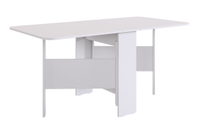 Стол-книжка раскладной Мечта 2 (белое дерево/белое дерево) в Советском - sovetskij.mebel-tymen.ru | фото