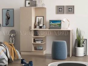 Стол компьютерный №1 Дуб беленый в Советском - sovetskij.mebel-tymen.ru | фото