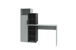 Стол компьютерный Комбо, серый-черный ясень/серый в Советском - sovetskij.mebel-tymen.ru | фото