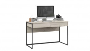 Стол компьютерный «Лофт» тип 2 Черный/Дуб крафт белый в Советском - sovetskij.mebel-tymen.ru | фото