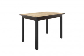 Стол обеденный Квант, 1100*750 мм, дуб бунратти/венге/черный в Советском - sovetskij.mebel-tymen.ru | фото