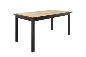 Стол обеденный Квант, 1600*870 мм, дуб бунратти/венге/черный в Советском - sovetskij.mebel-tymen.ru | фото