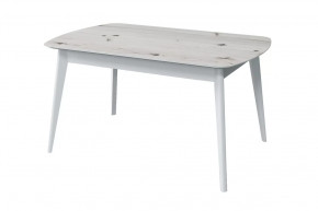 Стол обеденный Прайм, бискайская сосна/белый в Советском - sovetskij.mebel-tymen.ru | фото