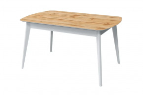 Стол обеденный Прайм, дуб вотан/белый в Советском - sovetskij.mebel-tymen.ru | фото