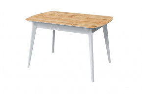 Стол обеденный Прайм, дуб вотан/белый в Советском - sovetskij.mebel-tymen.ru | фото