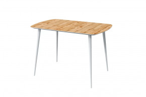 Стол обеденный Прайм Лайт, Дуб вотан/белый в Советском - sovetskij.mebel-tymen.ru | фото