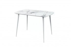 Стол обеденный Прайм Лайт, Мрамор белый/белый в Советском - sovetskij.mebel-tymen.ru | фото