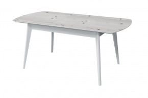 Стол обеденный Прайм раздвижной, бискайская сосна/белый в Советском - sovetskij.mebel-tymen.ru | фото