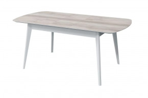 Стол обеденный Прайм раздвижной, бора бора/белый в Советском - sovetskij.mebel-tymen.ru | фото