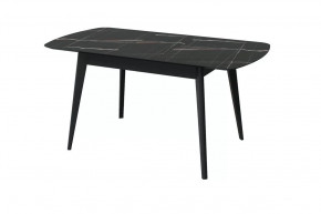 Стол обеденный Прайм раздвижной, черный тунис/черный в Советском - sovetskij.mebel-tymen.ru | фото