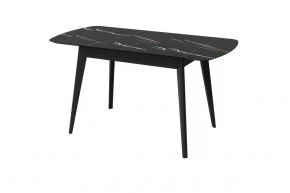 Стол обеденный Прайм раздвижной, черный тунис/черный в Советском - sovetskij.mebel-tymen.ru | фото
