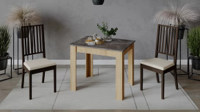 Стол обеденный «Промо» тип 1 Дуб Крафт золотой/Ателье темное в Советском - sovetskij.mebel-tymen.ru | фото