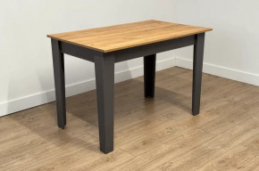 Стол обеденный раздвижной Цезарь дуб крафт золотой/графит в Советском - sovetskij.mebel-tymen.ru | фото