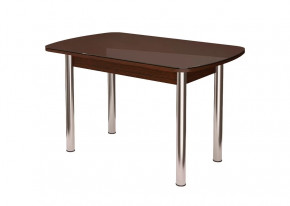 Стол овальный Бостон-2 Шоколад 1100*700 мм, шоколад/хром брифинг в Советском - sovetskij.mebel-tymen.ru | фото